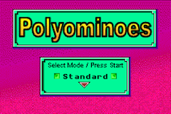 Polyominoes (Homebrew) — Title screen
